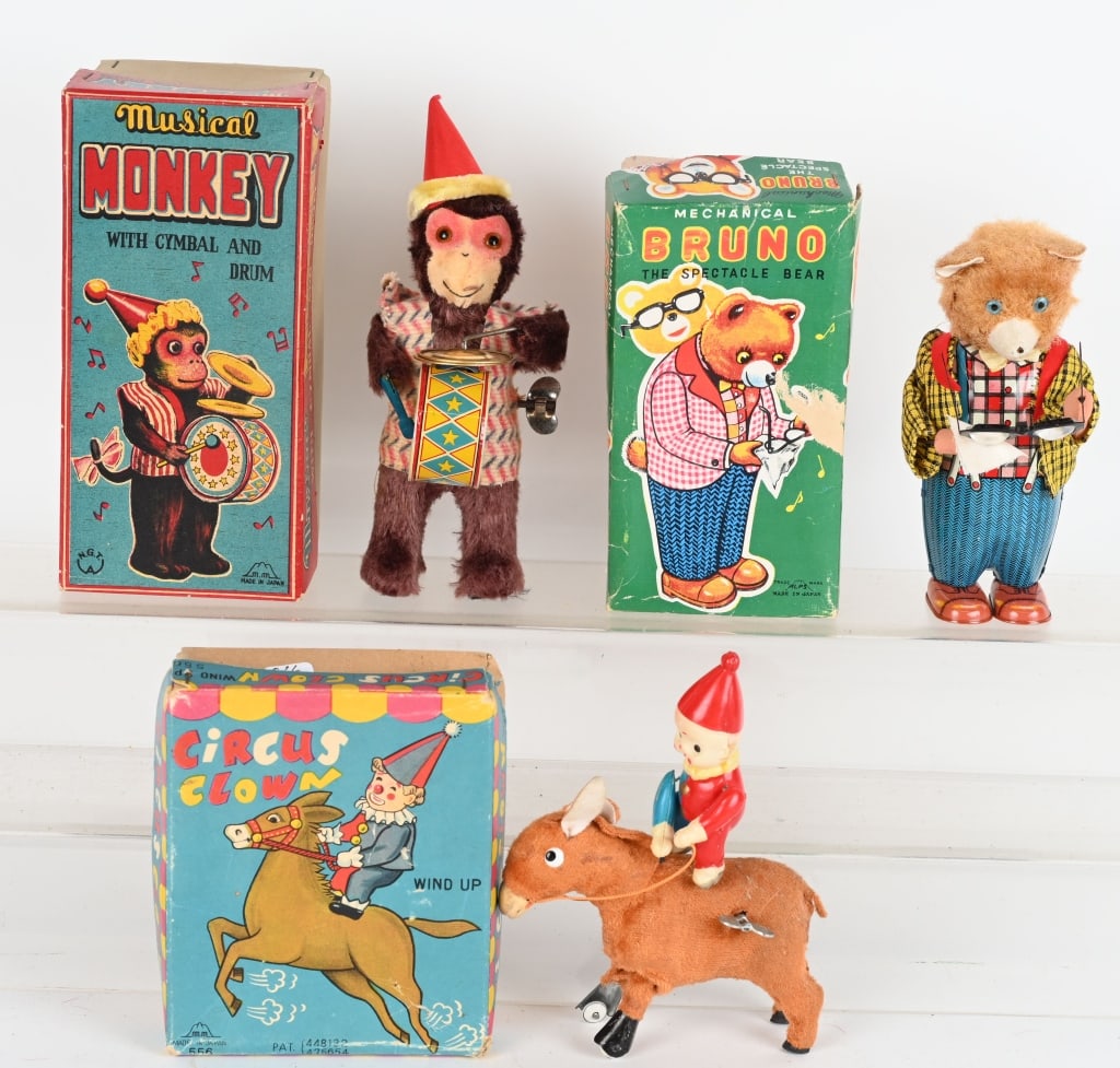 3- JAPAN WINDUP ANIMAL TOYS (1 of 4)