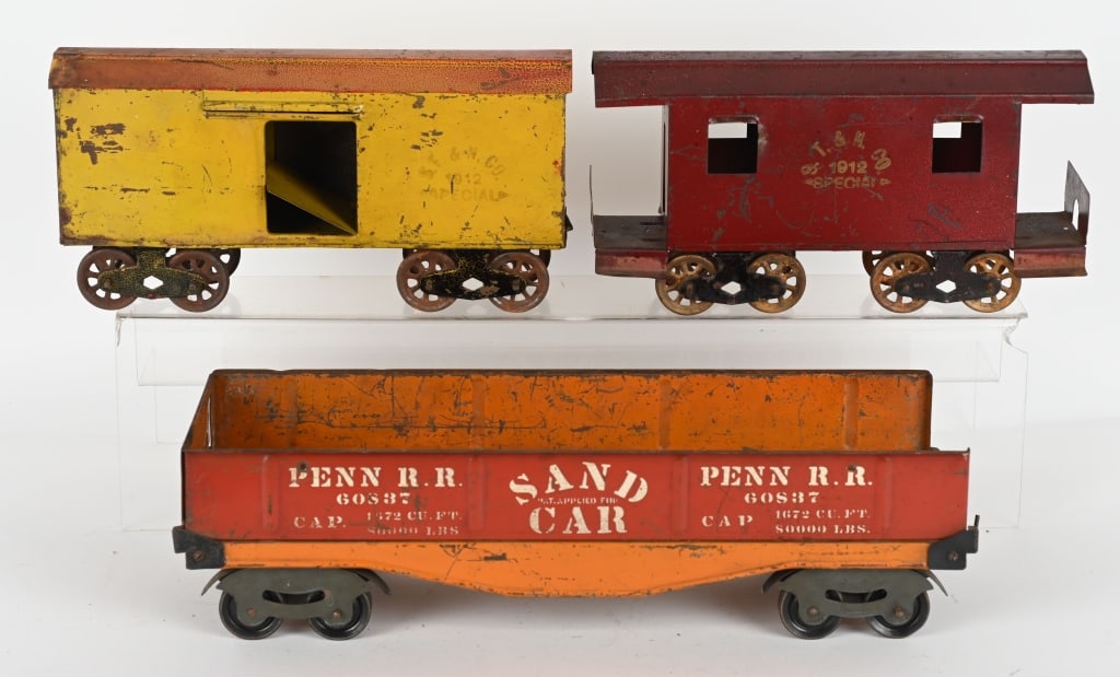 3- EARLY PRESSED STEEL TRIAN CARS (1 of 4)