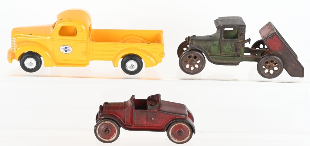 3- ORIGINAL CAST IRON VEHICLES (1 of 2)