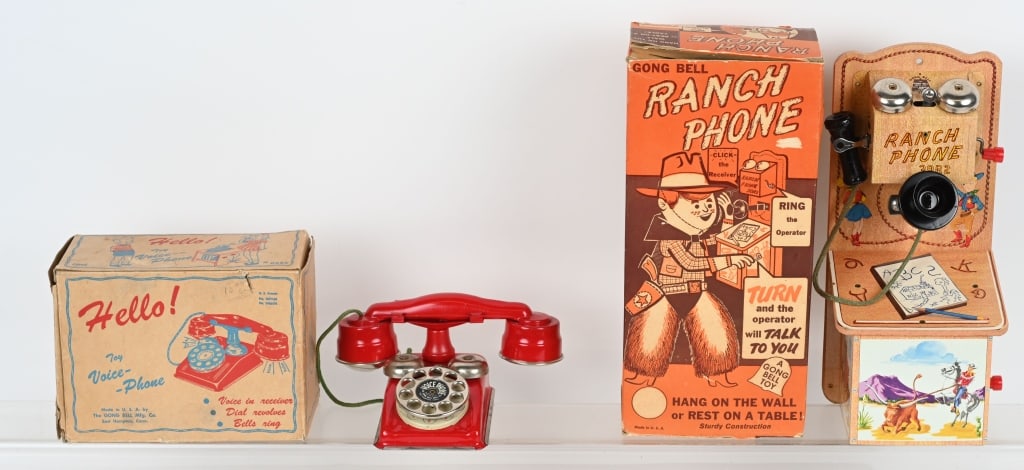 2- TOY TELEPHONES w/ BOXES (1 of 3)