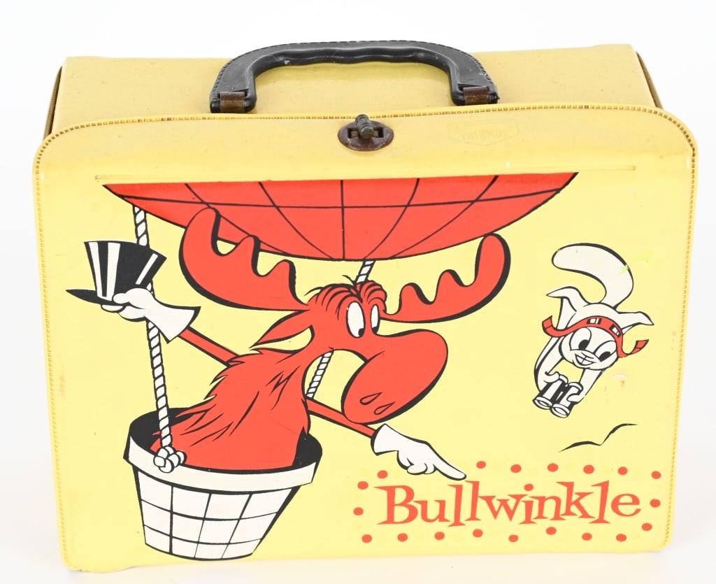 1962 BULLWINKLE VINYL LUNCH BOX (1 of 4)