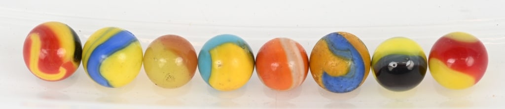 NICE MIX LOT OF BETTER MARBLES: Most in great condition. Largest 3/4"