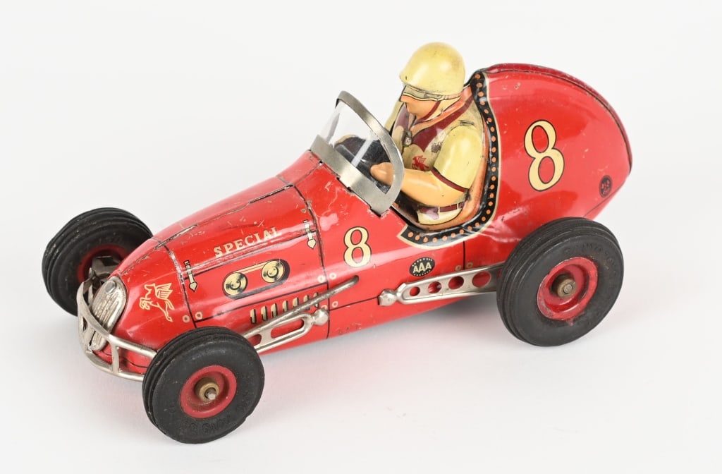 SANYO TIN FRICTION #8 SPECIAL MIDGET RACER (1 of 4)