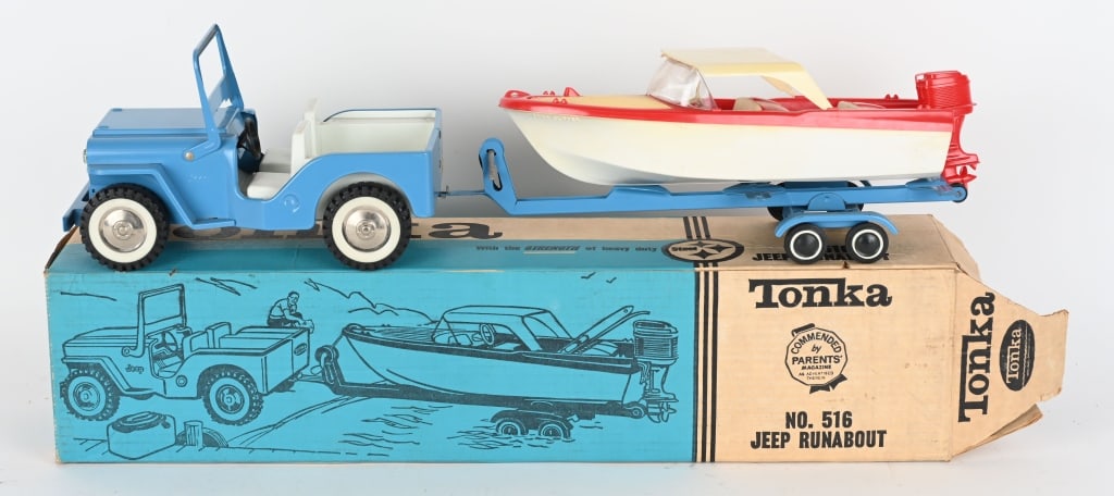 TONKA #516 JEEP RUNABOUT w/ BOX (1 of 4)