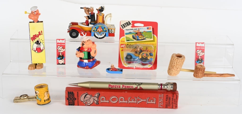 LOT OF VINTAGE POPEYE TOYS (1 of 4)