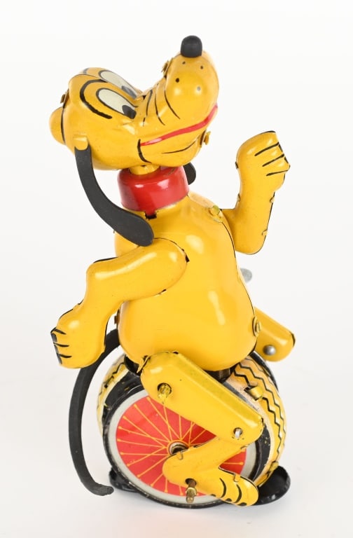 LINEMAR TIN WINDUP PLUTO ON UNICYCLE (1 of 3)