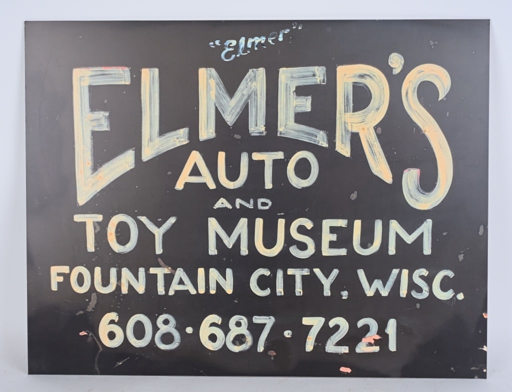 ELMER'S AUTO AND TOY MUSEUM SIGN (1 of 1)