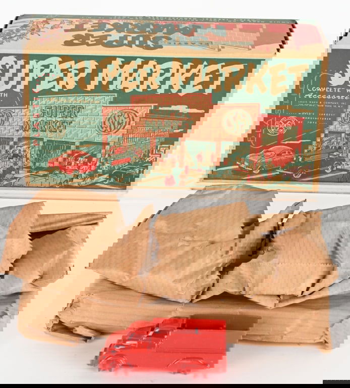MARX SUPERMARKET w/ BOX (1 of 4)