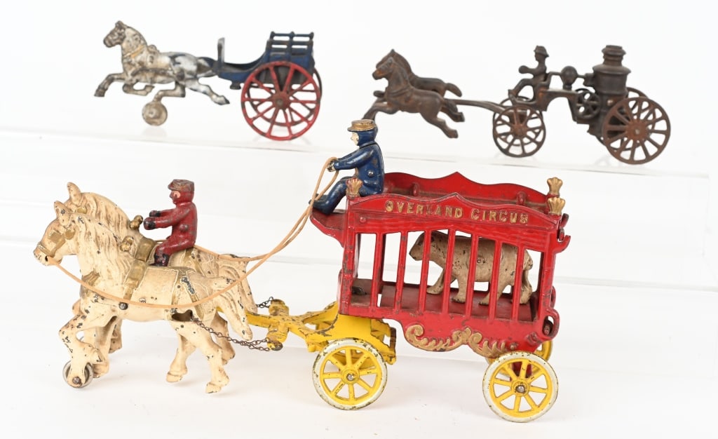 KENTON CAST IRON CIRCUS WAGON & ORE (1 of 6)