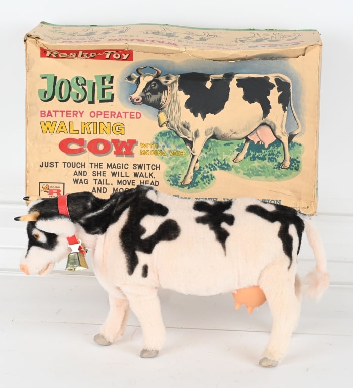 ROSKO BATTERY OP JOSIE COW w/ BOX (1 of 8)