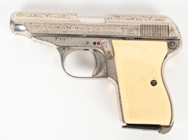 ENGRAVED ITALIAN RIGARMI .22LR POCKET PISTOL
