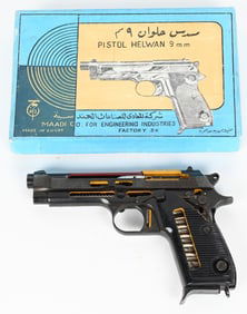 FACTORY CUTAWAY EGYPTIAN MADDI HELWAN PISTOL