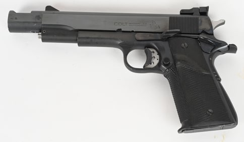 CUSTOMIZED COLT SUPER .38 1911 SEMI AUTO PISTOL