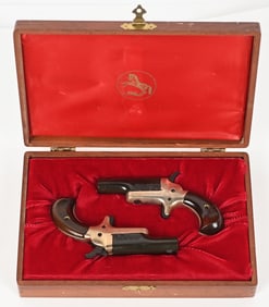CASED SET 4TH MODEL COLT THUER DERINGERS--1960