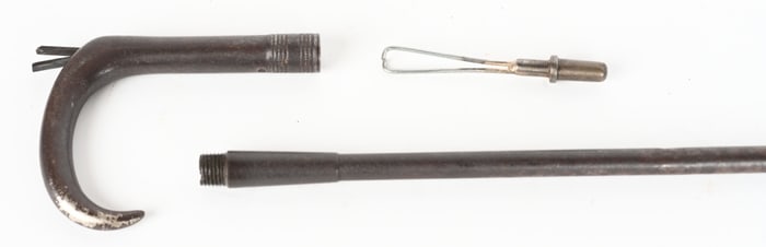 19TH CENTURY ALL METAL .32 CANE GUN