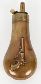COLT BABY DRAGOON PISTOL POWDER FLASK