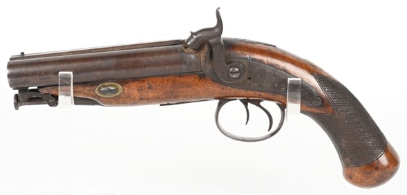 WARD & POWELL PERCUSSION DOUBLE BARREL PISTOL