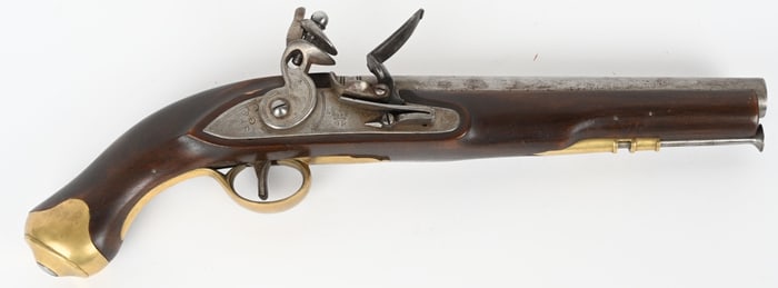 BRITISH STYLE CONTEMPORARY FLINTLOCK PISTOL
