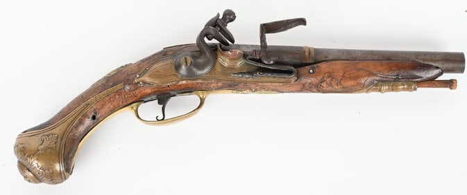 18TH CENTURY FLORKIN FLINTLOCK PISTOL
