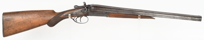 W. RICHARDS SXS 10 GA. SHORT BARREL SHOTGUN