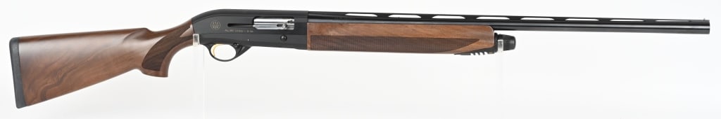 BERETTA MODEL AL391 URIKA 12 GAUGE SEMI AUTO: SERIAL NUMBER: AA187769. BARREL: 28". CALIBER: 12 GAUGE. MANUFACTURED: 2002. Made in Italy, with standard markings and features. Full vent rib barrel with brass bead front sight. Factory blued finish 