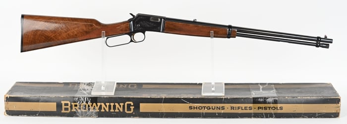 GRADE II BROWNING BL-22 LEVER ACTION RIFLE W/ BOX