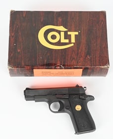 BOXED COLT GOVT 380 SEMI AUTO PISTOL