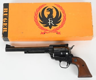 BOXED 3-SCREW RUGER BLACKHAWK .45 REVOLVER