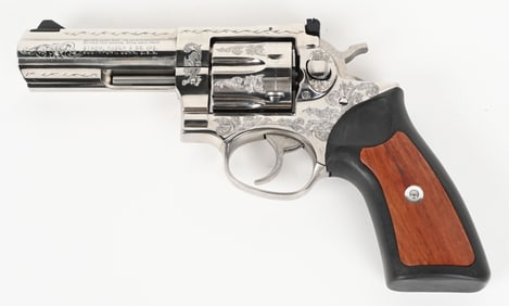 RUGER HIGH POLISH STAINLESS MODEL GP100 REVOLVER