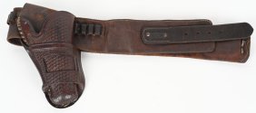 MATCHING R. T. FRAZIER COLT SAA HOLSTER BELT