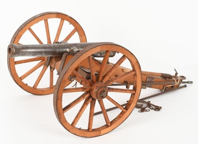LARGE CIVIL WAR ARTILLERY MODEL CANNON