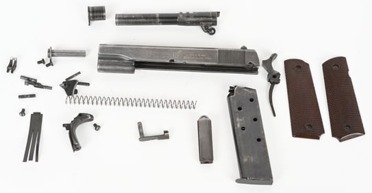 WW2 ERA M1911A1 PARTS KIT WITH UNION SWITCH SLIDE