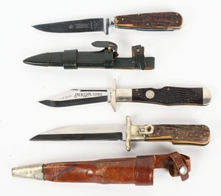 PUMA, CASE, HOFFRITZ COLLECTIBLE KNIVES (3)