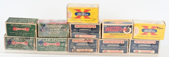 550 ROUNDS VINTAGE .38 AMMUNITION