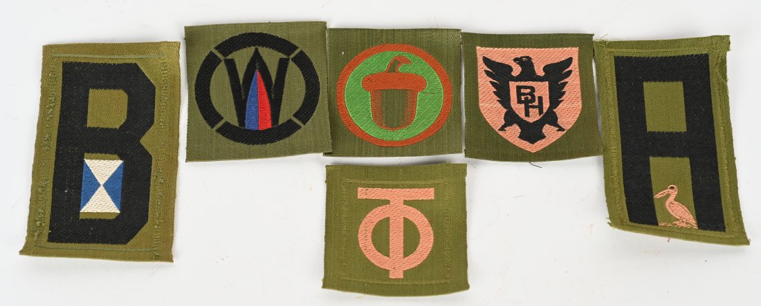 WW1 LIBERTY LOAN PATCH LOT MACHINE GUN INFANTRY: WW1 Liberty Loan Patch lot to include 1) 1st Army Railway Artillery Reserve Liberty Loan Patch. 2) 2nd Army 4th Corps Liberty Loan Patch. Second Army's task during the First World War was to hold the