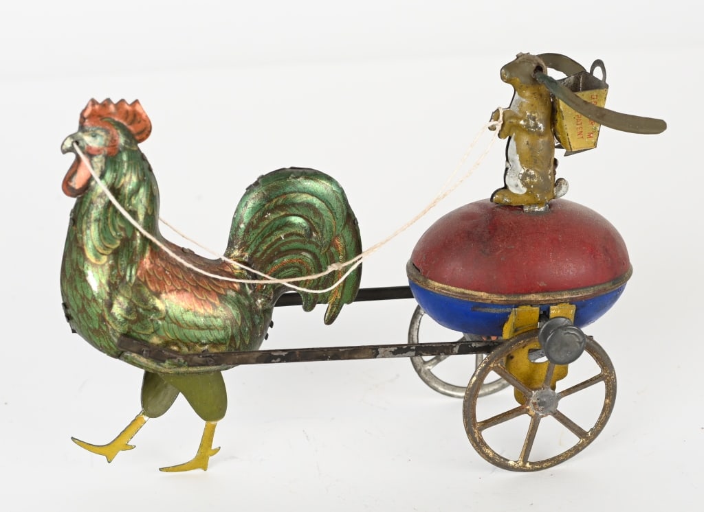 LEHMANN FLYWHEEL DUO RABBIT & ROOSTER CART (1 of 4)