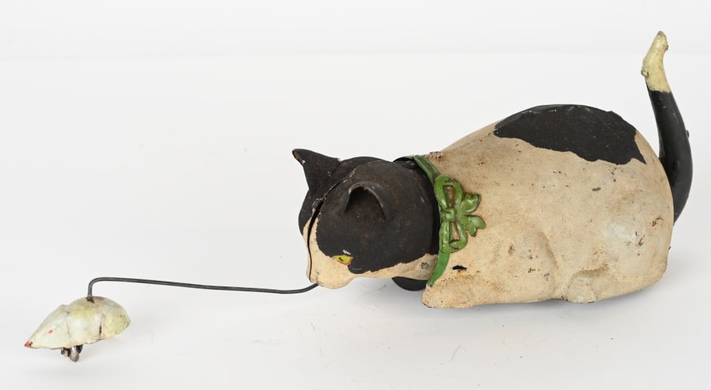 LEHMANN TIN CLOCKWORK NINA THE CAT (1 of 5)