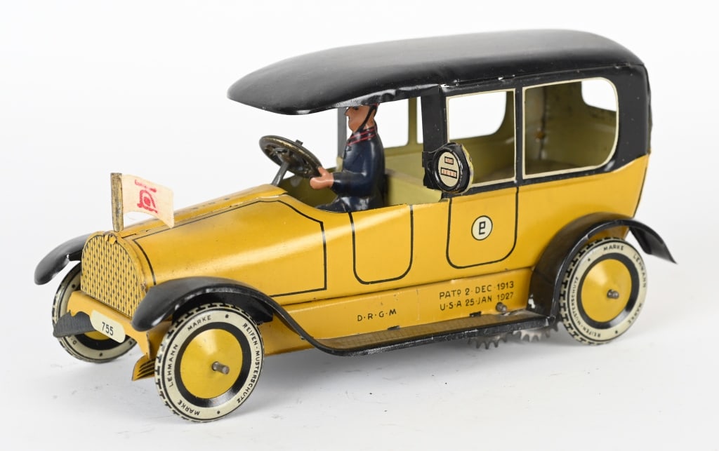 LEHMANN TIN WINDUP TAXI CAB (1 of 5)