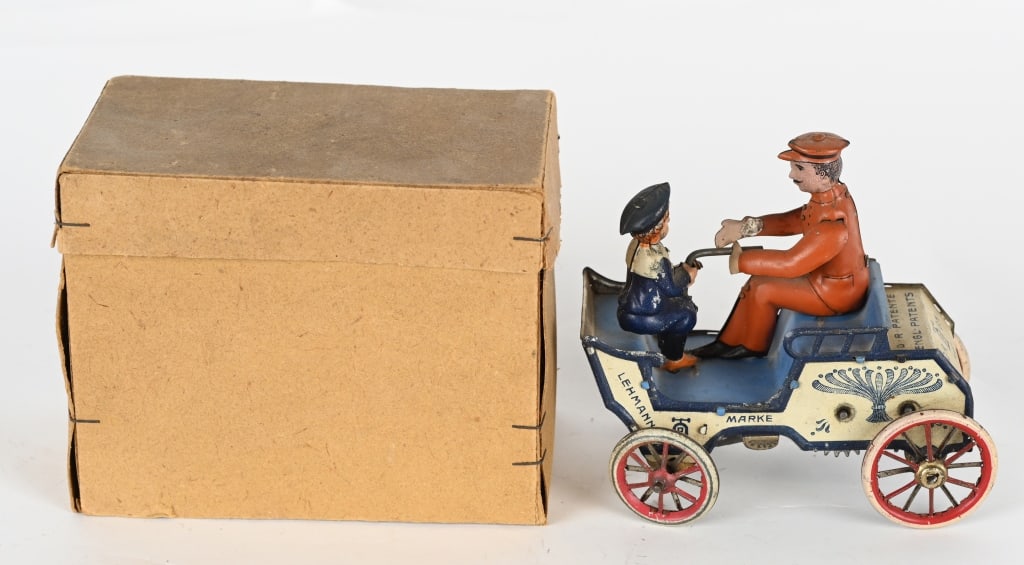 LEHMANN TIN WINDUP NAUGHTY BOY w/ BOX (1 of 8)