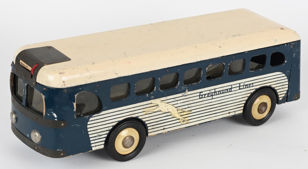 BUDDY L WOODEN GREYHOUND BUS (1 of 5)