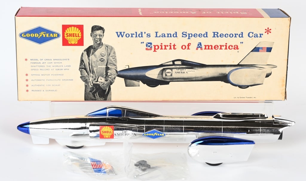 ミニカー SPRIT OF AMERICA LAND SPEED JET CAR 1/43 Spirit of America Craig Breedlove;s Landspeed jet car 1/43