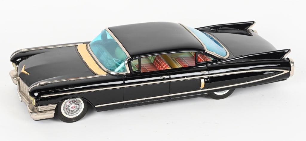 18" YONE TIN FRICTION 1960 CADILLAC SEDAN (1 of 5)
