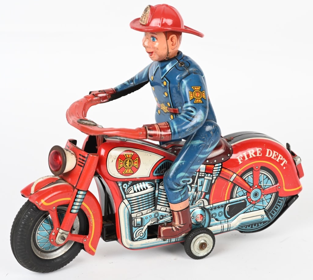 JAPAN BATTERY OP FIRE DEPT MOTORCYCLE (1 of 5)