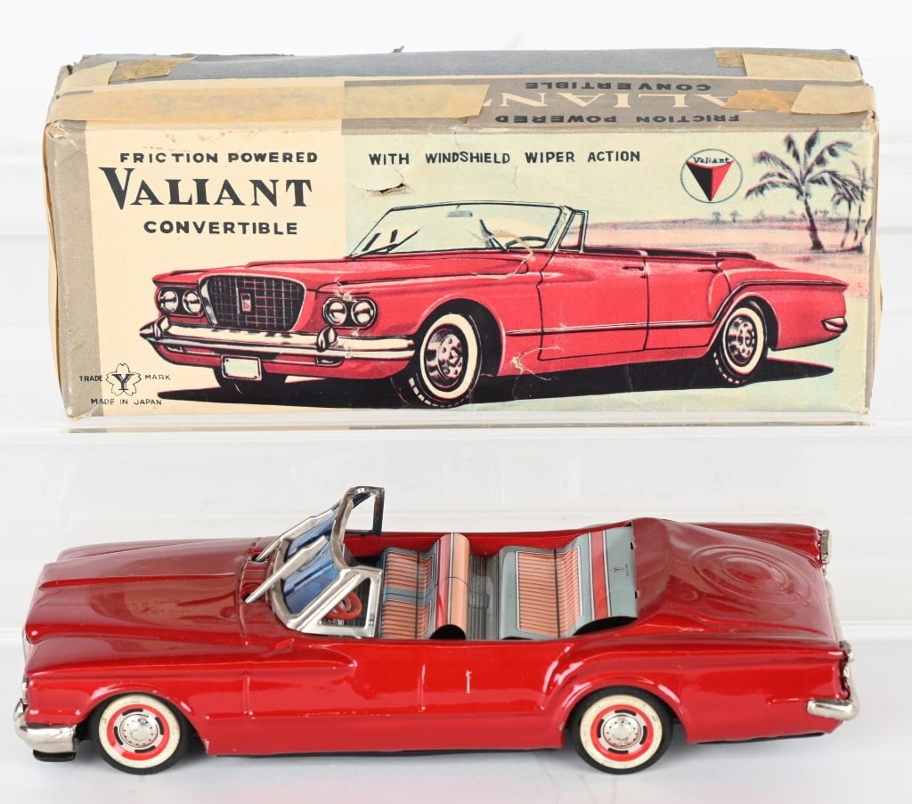 YONE TIN FRICTION VALIANT CONVERTIBLE w/ BOX (1 of 8)