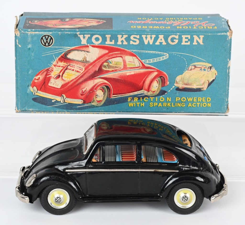 JAPAN TIN FRICTION VOLKSWAGON w/ BOX (1 of 8)