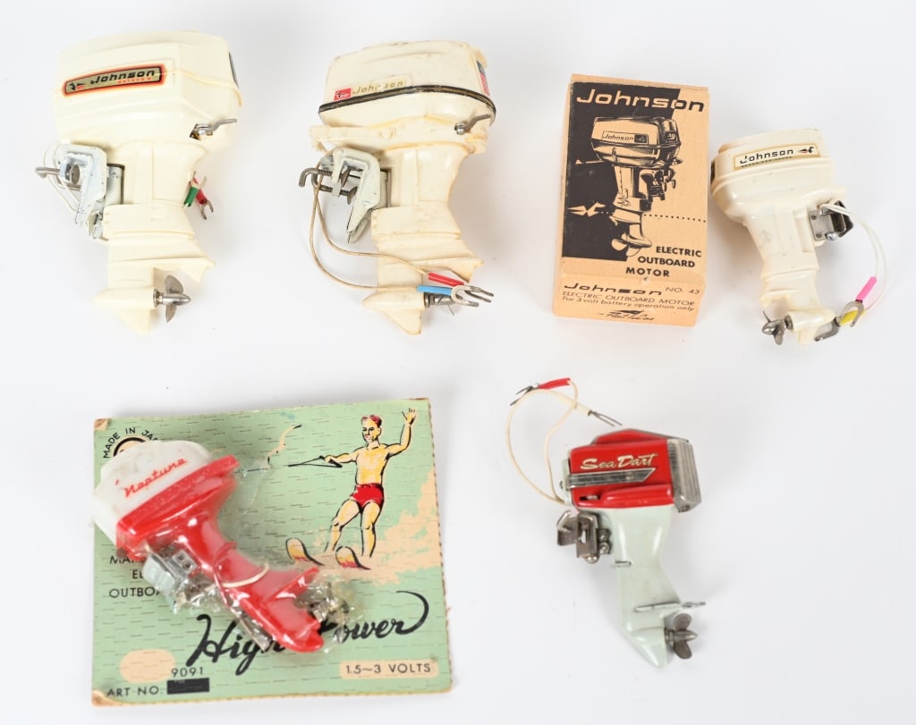 5- BATTERY OPERATED OUTBOARD BOAT MOTORS (1 of 3)