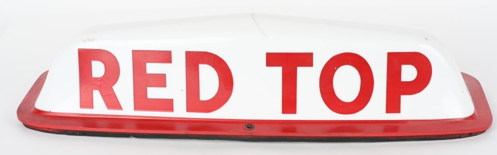 RED TOP CAB TOPPER SIGN (1 of 3)