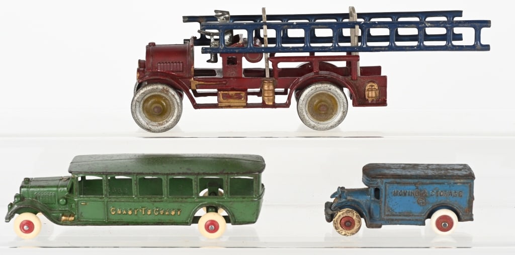 3- CAST IRON TOY VEHICLES, HUBLEY & MORE (1 of 4)