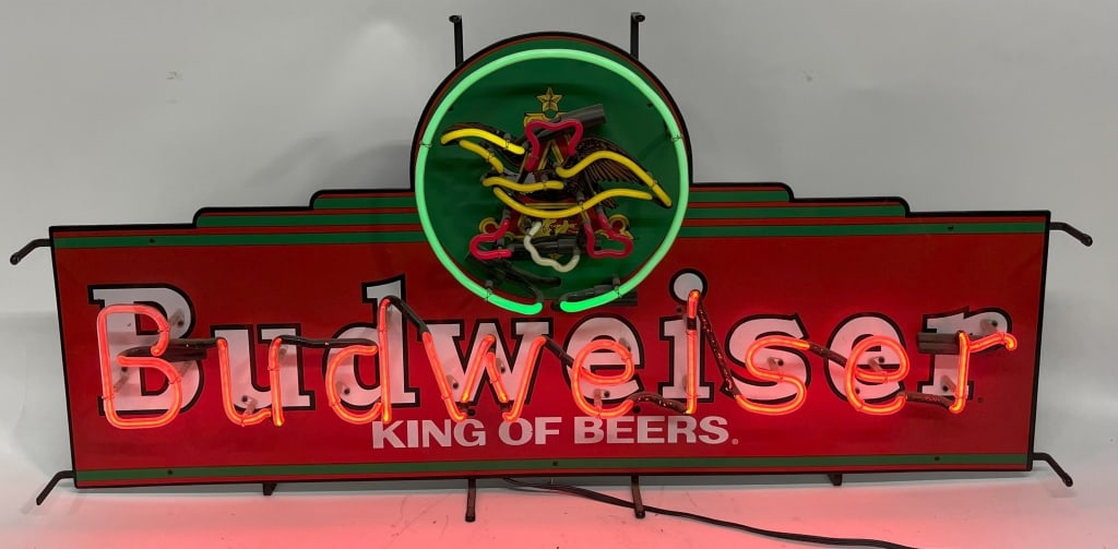 BUDWEISER KING OF BEERS NEON SIGN (1 of 3)