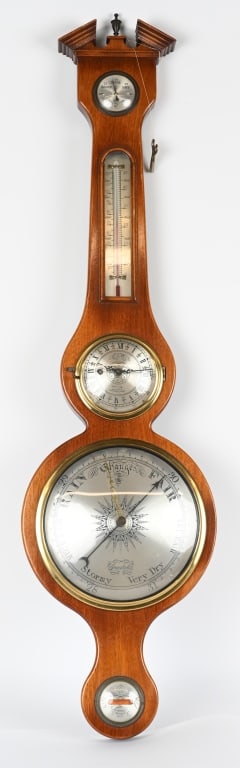 BOLLENBACH MAHOGANY BAROMETER (1 of 6)
